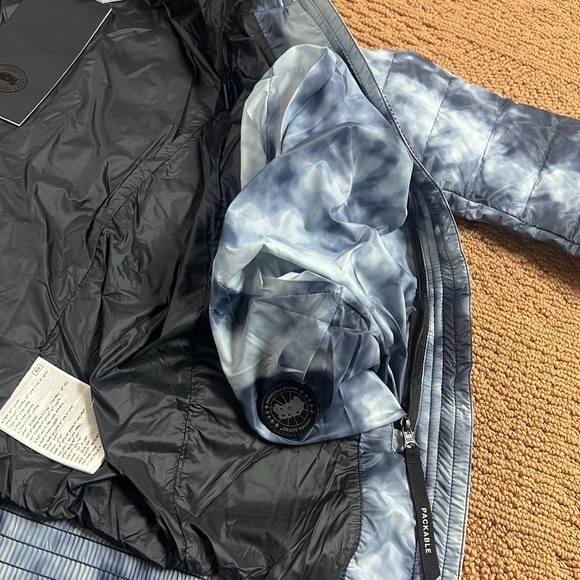 NWT CANADA GOOSE RICHMOND DOWN HOODED PUFFER JACKET IN HAZE PRINT - Picture 13 of 15